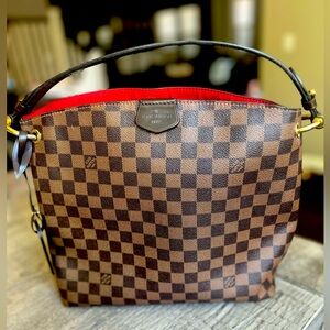 Louis Vuitton Brown Checkered Women's Bag